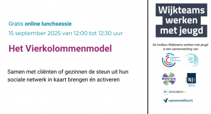 Online lunchsessie over het Vierkolommenmodel